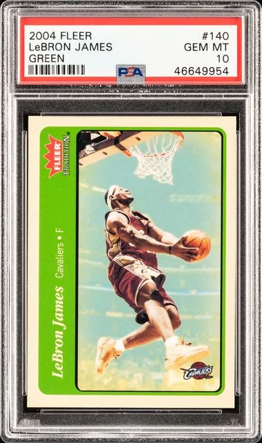 2004 Fleer Tradition LeBron James Green #140 card image