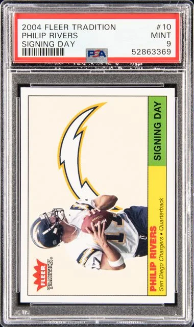 2004 Fleer Tradition Philip Rivers Signing Day #10 card image