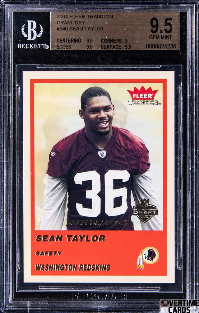 2004 Fleer Tradition Sean Taylor Draft Day #340 card image