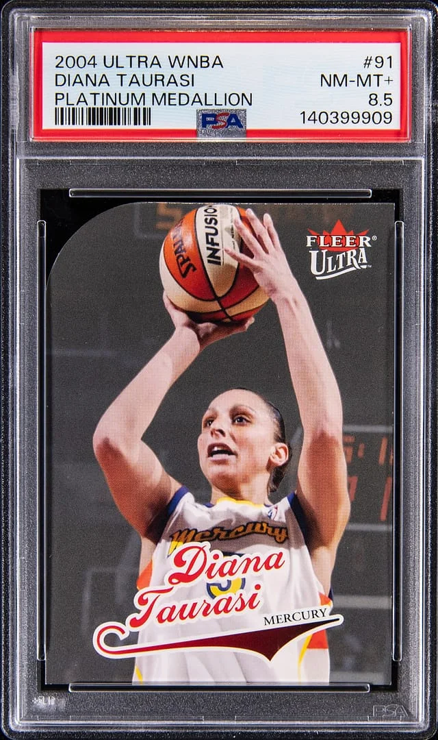 2004 Fleer Ultra Diana Taurasi Platinum Medallion #91 card image