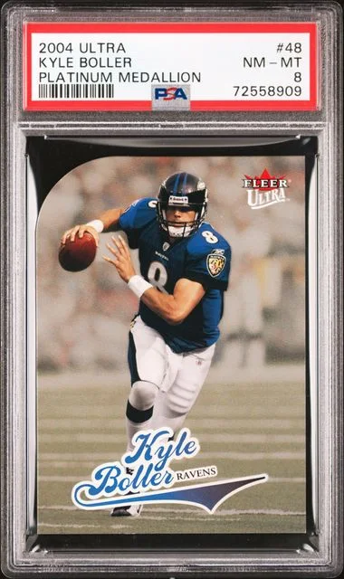 2004 Fleer Ultra Kyle Boller Platinum Medallion #48 card image