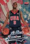 2004 Fleer USA Lebron James #NNO card image