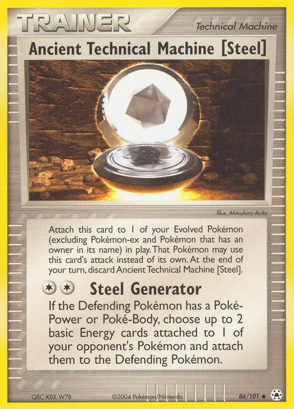 2004 Hidden Legends Ancient Technical Machine [Steel] Uncommon #086/101 Uncommon card image