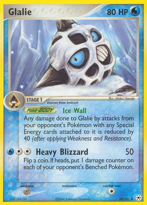 2004 Hidden Legends Glalie #034/101 Uncommon card image