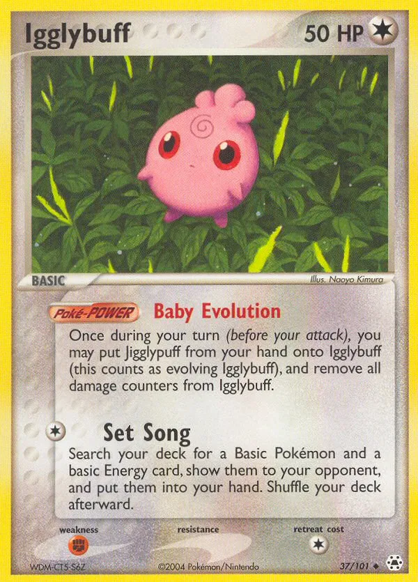 2004 Hidden Legends Igglybuff Uncommon #037/101 Uncommon card image