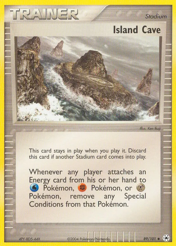 2004 Hidden Legends Island Cave #089/101 Uncommon card image