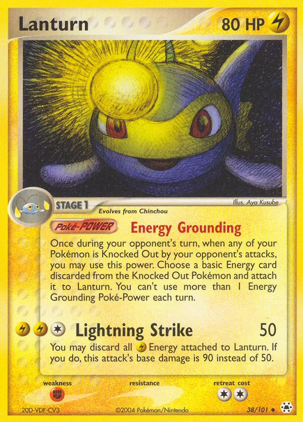 2004 Hidden Legends Lanturn Uncommon #038/101 Uncommon card image