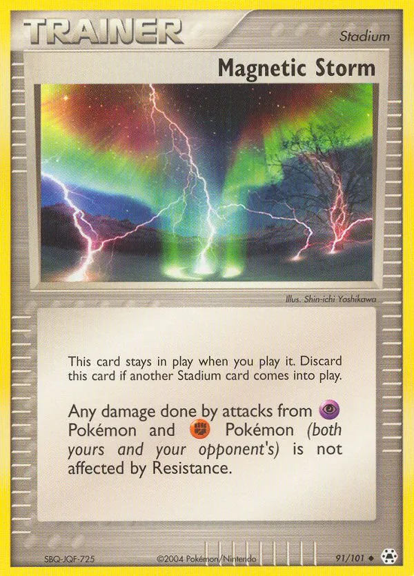 2004 Hidden Legends Magnetic Storm #091/101 Uncommon card image