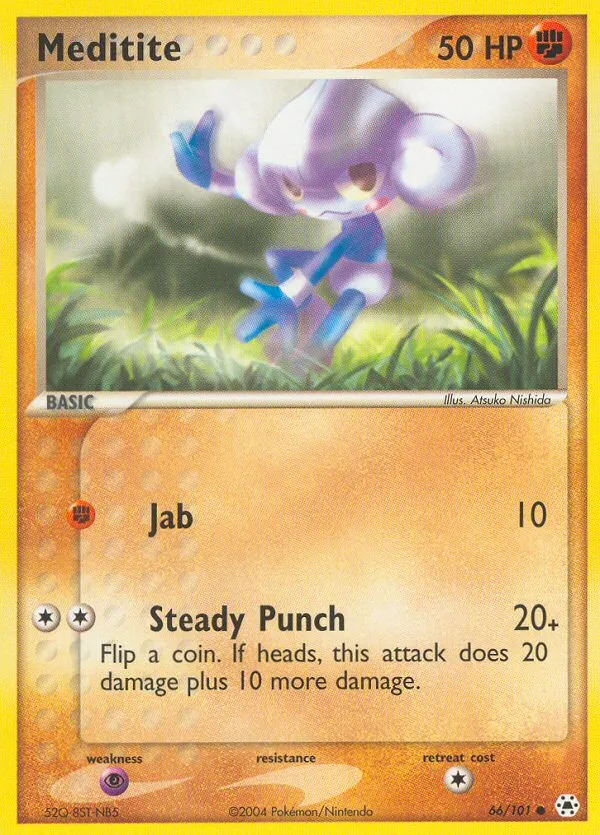 2004 Hidden Legends Meditite Common #065/101 Common card image