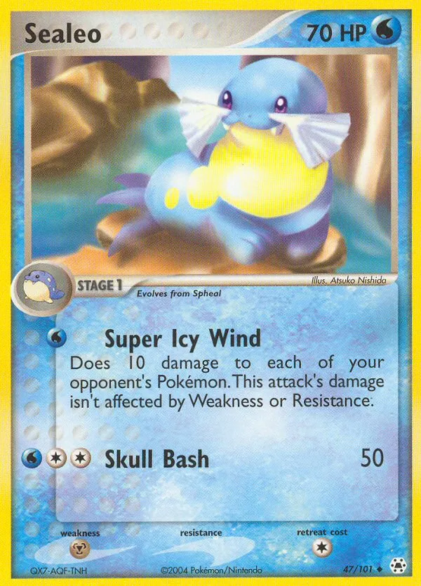 2004 Hidden Legends Sealeo Uncommon #047/101 Uncommon card image