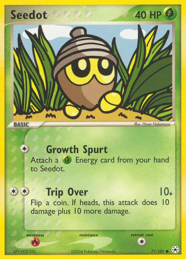 2004 Hidden Legends Seedot Common #071/101 Common card image