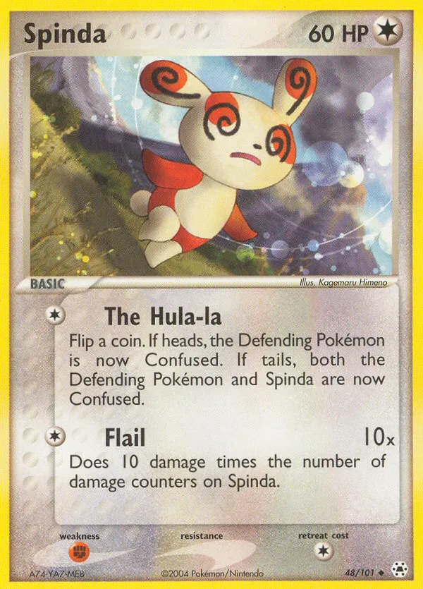 2004 Hidden Legends Spinda #048/101 Uncommon card image