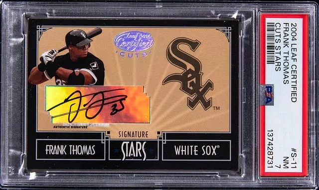 2004 Leaf Certified Frank Thomas Cuts Stars #S-11 card image
