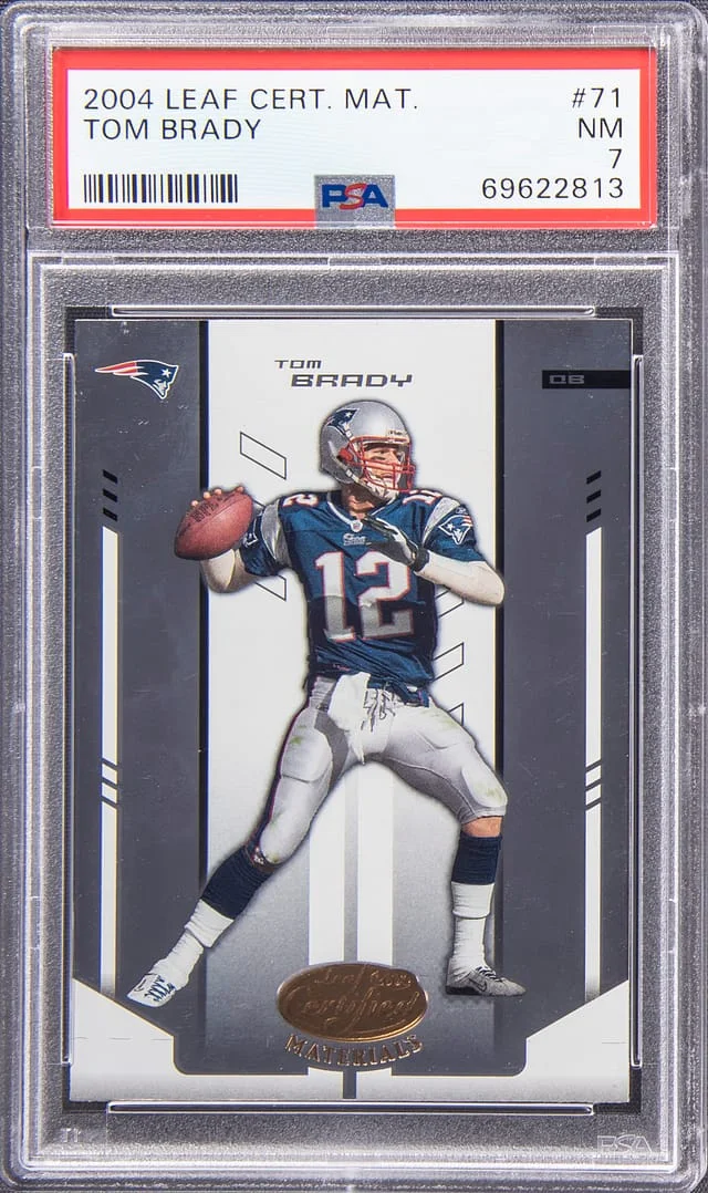 2004 Leaf Certified Materials Tom Brady #71 card image