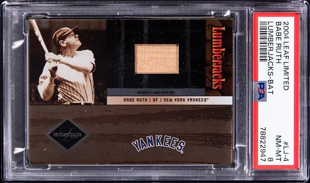2004 Leaf Limited Babe Ruth Lumberjacks Bat #LJ-4 card image
