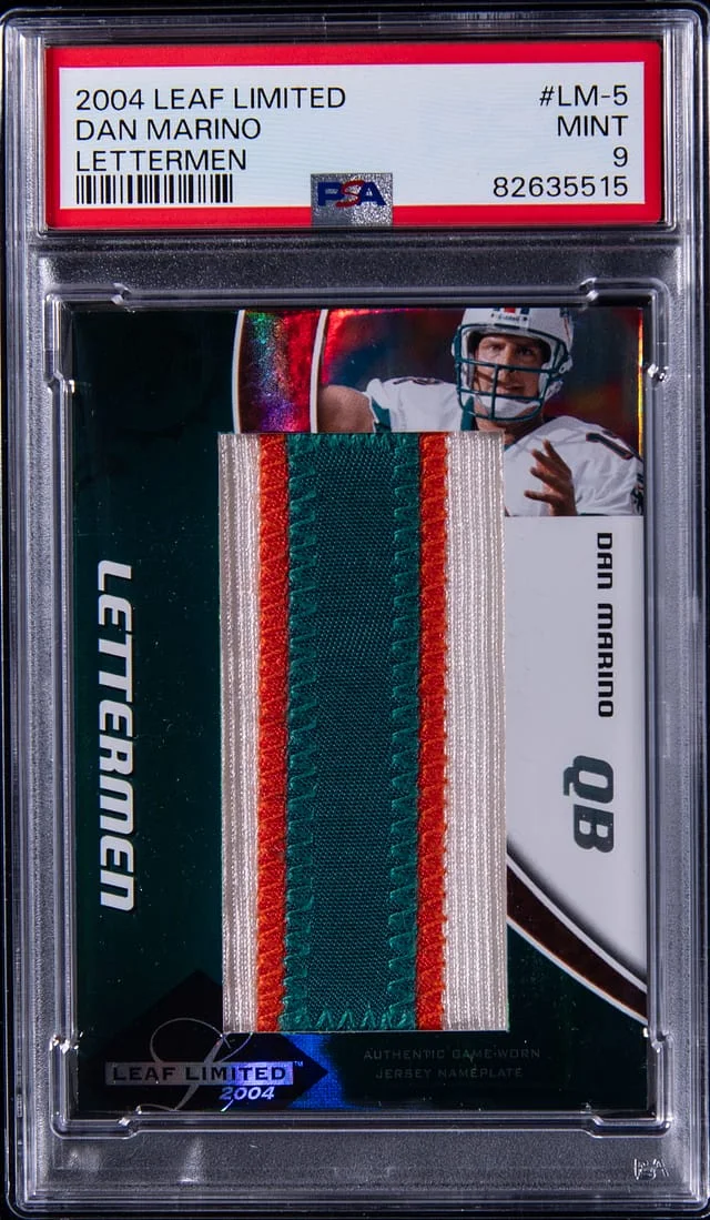2004 Leaf Limited Dan Marino Lettermen #LM-5 card image