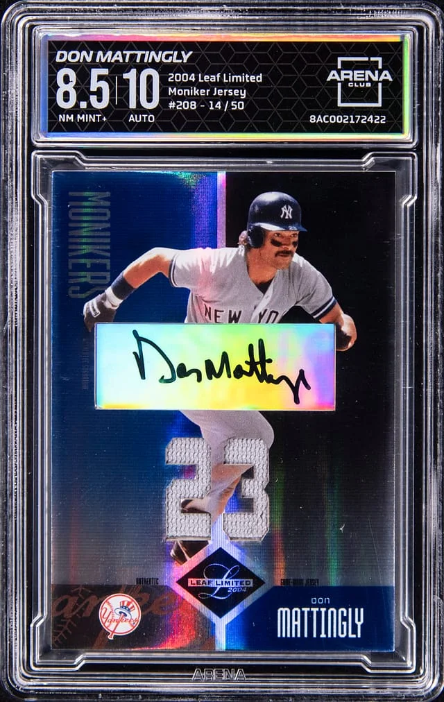 2004 Leaf Limited Don Mattingly Moniker Jersey #208 card image