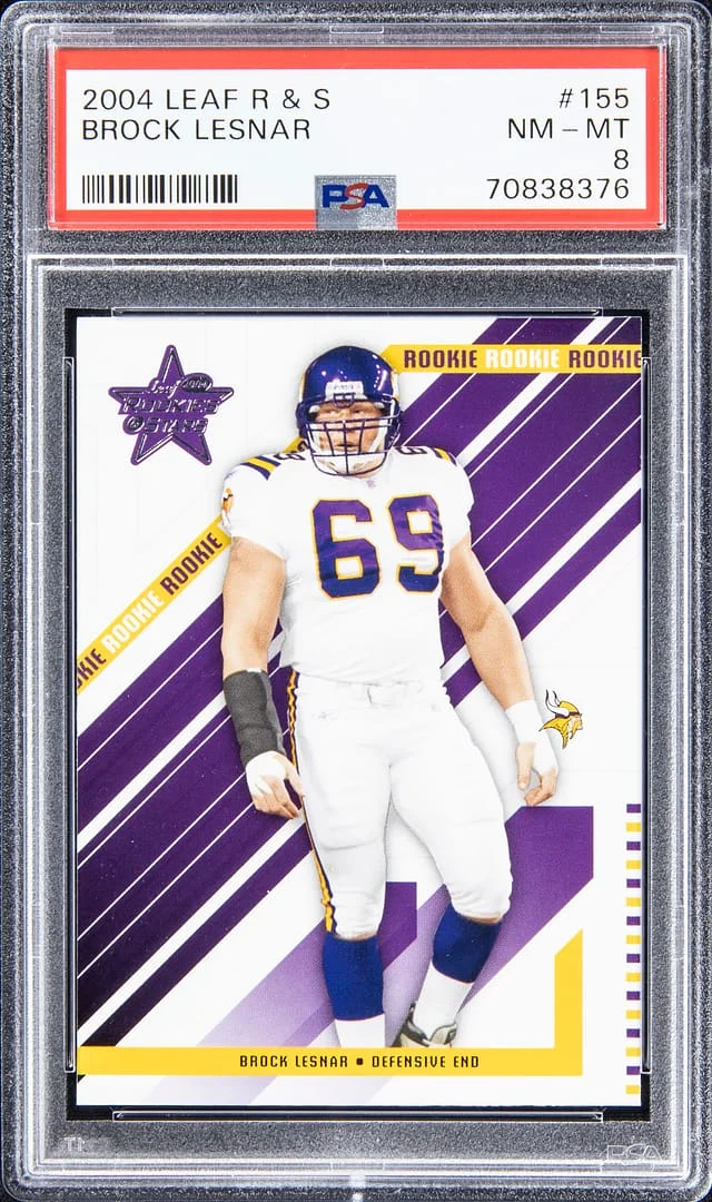 2004 Leaf Rookies & Stars Brock Lesnar #155 card image
