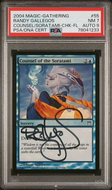 2004 Magic The Gathering Champions Of Kamigawa Foil Counsel Of The Soratami #55 card image