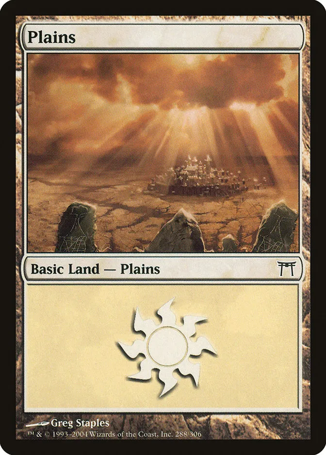 2004 Champions of Kamigawa Plains #288 common card image