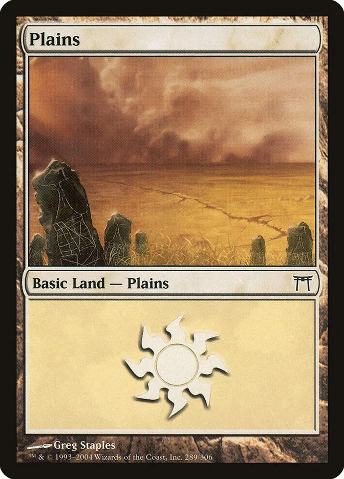 2004 Champions of Kamigawa Plains #289 common card image