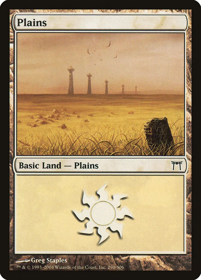 2004 Champions of Kamigawa Plains #290 common card image