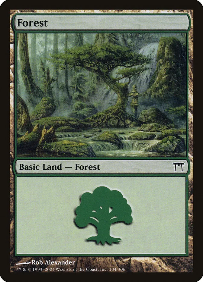 2004 Champions of Kamigawa Forest #304 common card image
