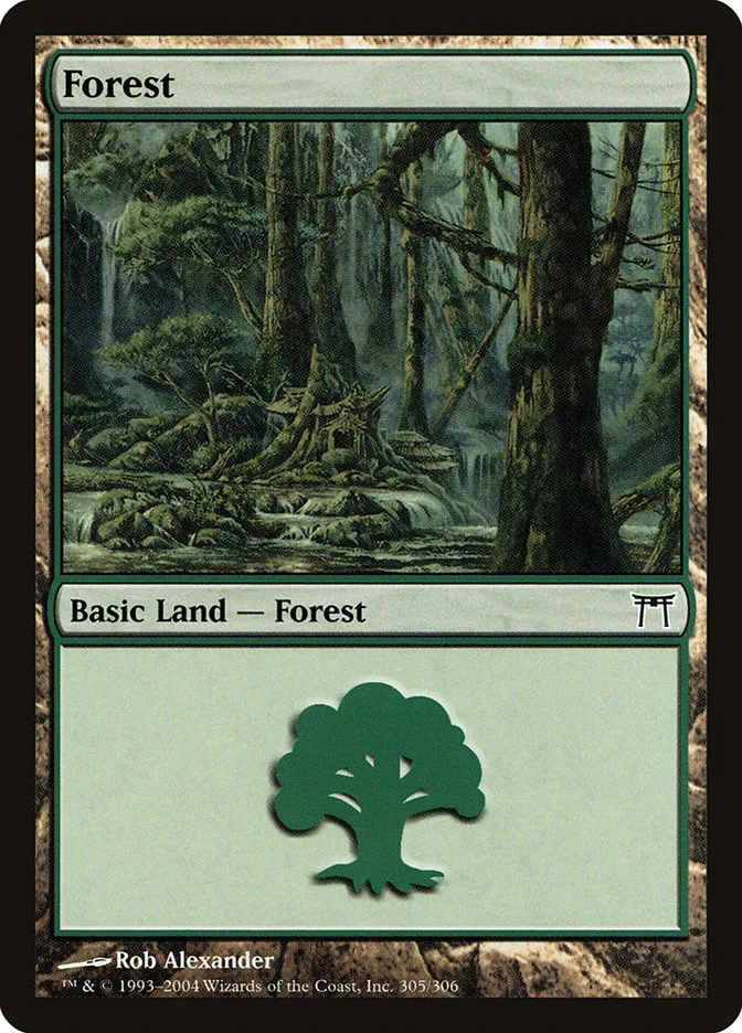 2004 Champions of Kamigawa Forest #305 common card image