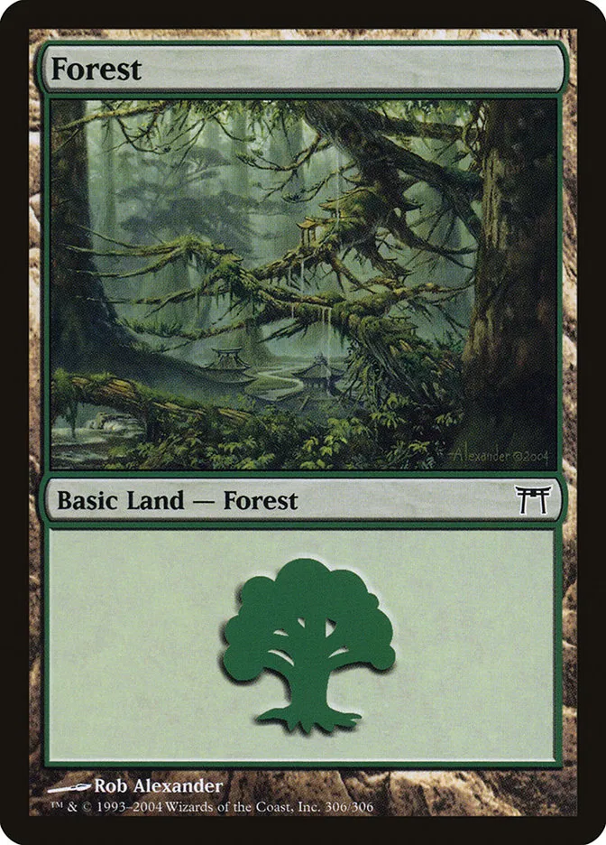 2004 Champions of Kamigawa Forest #306 common card image