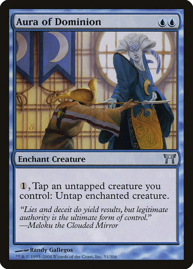 2004 Champions of Kamigawa Aura of Dominion #51 uncommon card image