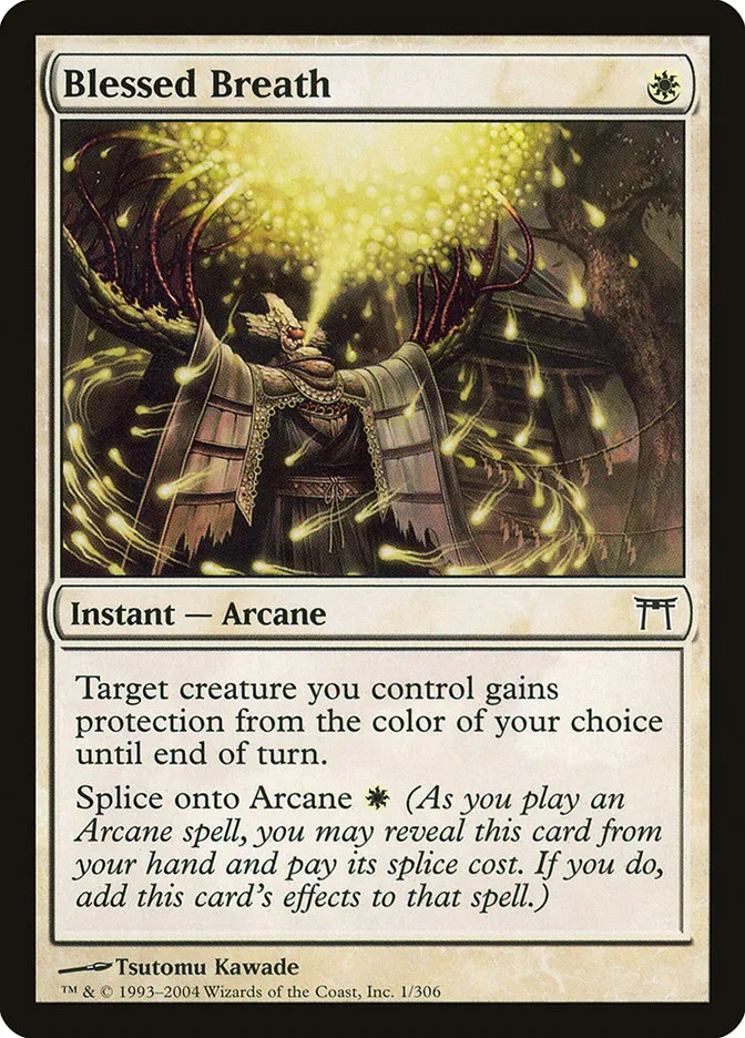 2004 Champions of Kamigawa Blessed Breath common #1 common card image
