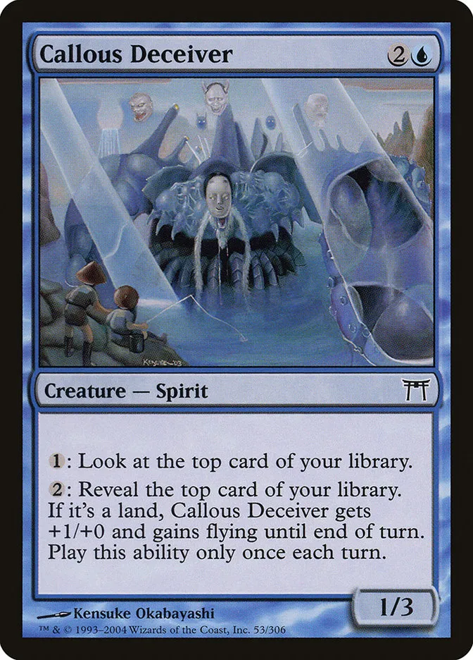 2004 Champions of Kamigawa Callous Deceiver #53 common card image