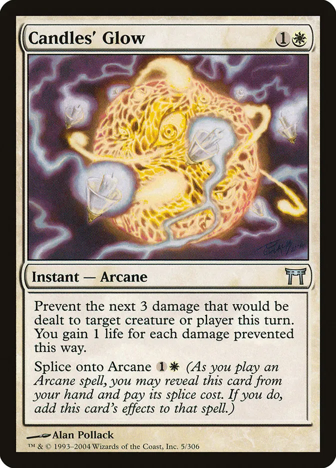 2004 Champions of Kamigawa Candles' Glow uncommon #5 uncommon card image