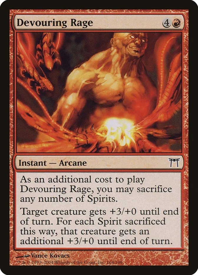 2004 Champions of Kamigawa Devouring Rage #164 common card image