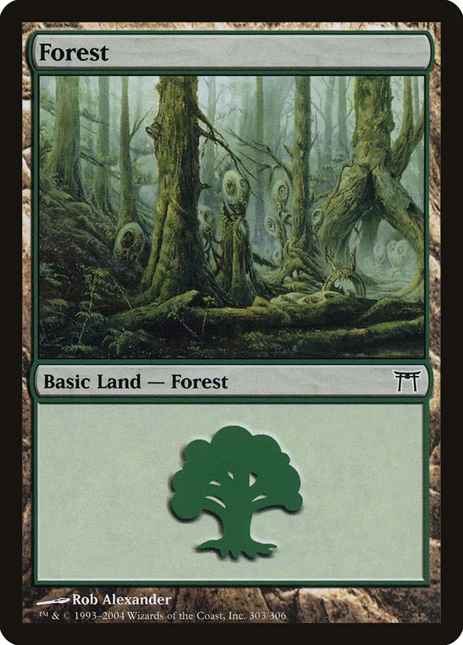 2004 Champions of Kamigawa Forest #303 common card image