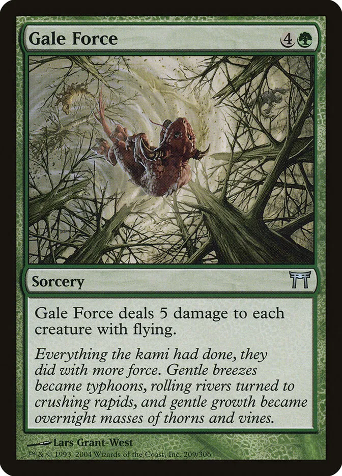 2004 Champions of Kamigawa Gale Force #209 uncommon card image