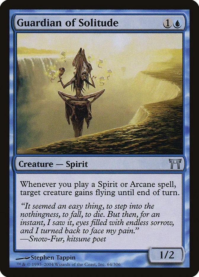 2004 Champions of Kamigawa Guardian of Solitude #64 uncommon card image
