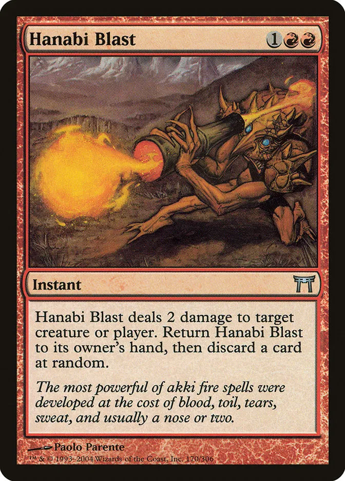 2004 Champions of Kamigawa Hanabi Blast #170 uncommon card image