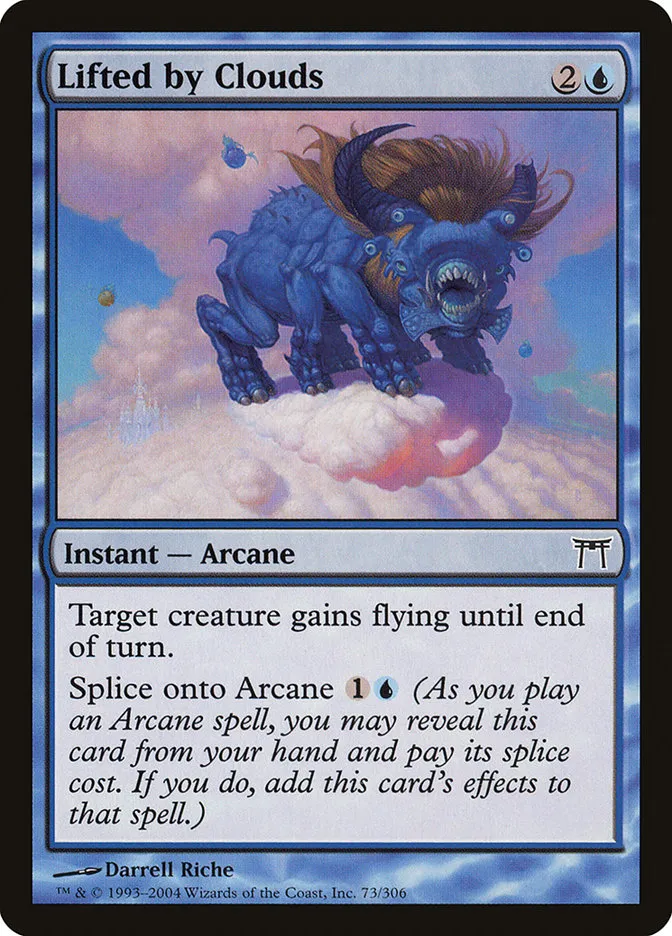 2004 Champions of Kamigawa Lifted by Clouds #73 common card image