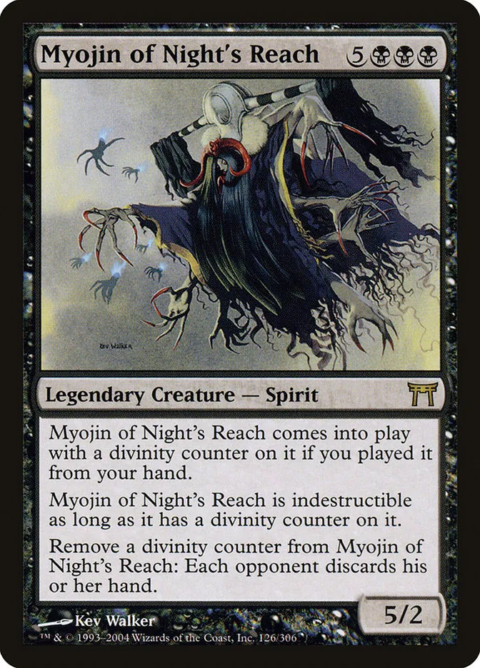 2004 Champions of Kamigawa Myojin of Night's Reach #126 rare card image