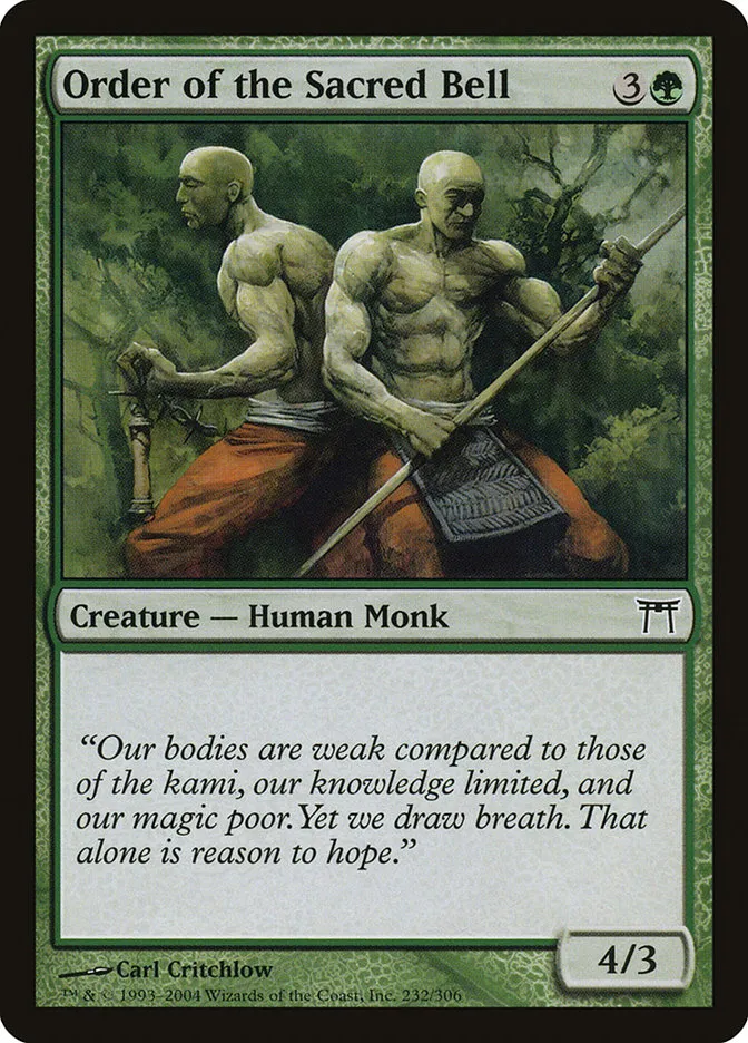 2004 Champions of Kamigawa Order of the Sacred Bell #232 common card image