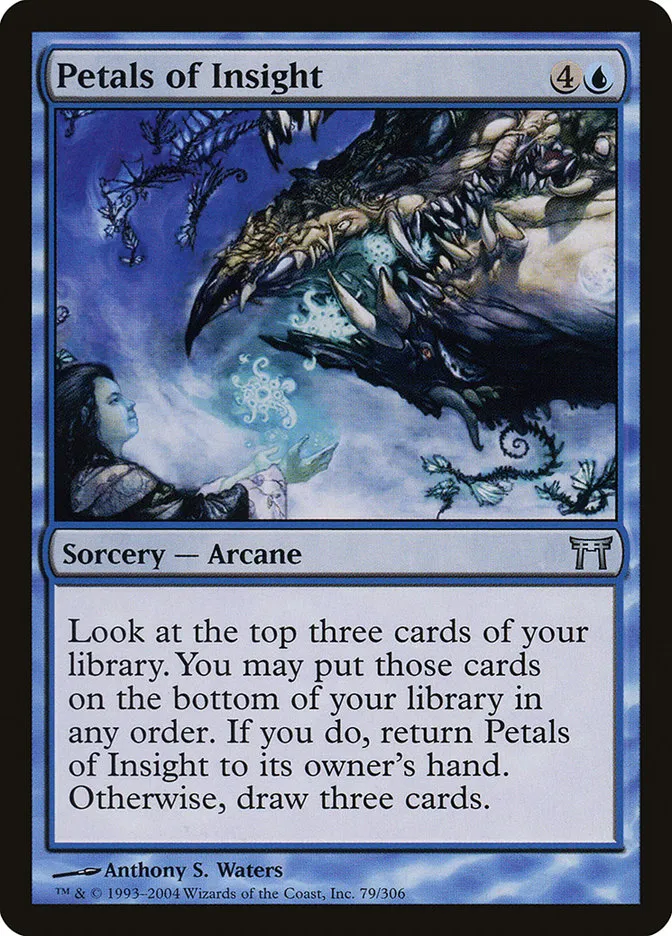 2004 Champions of Kamigawa Petals of Insight #79 uncommon card image