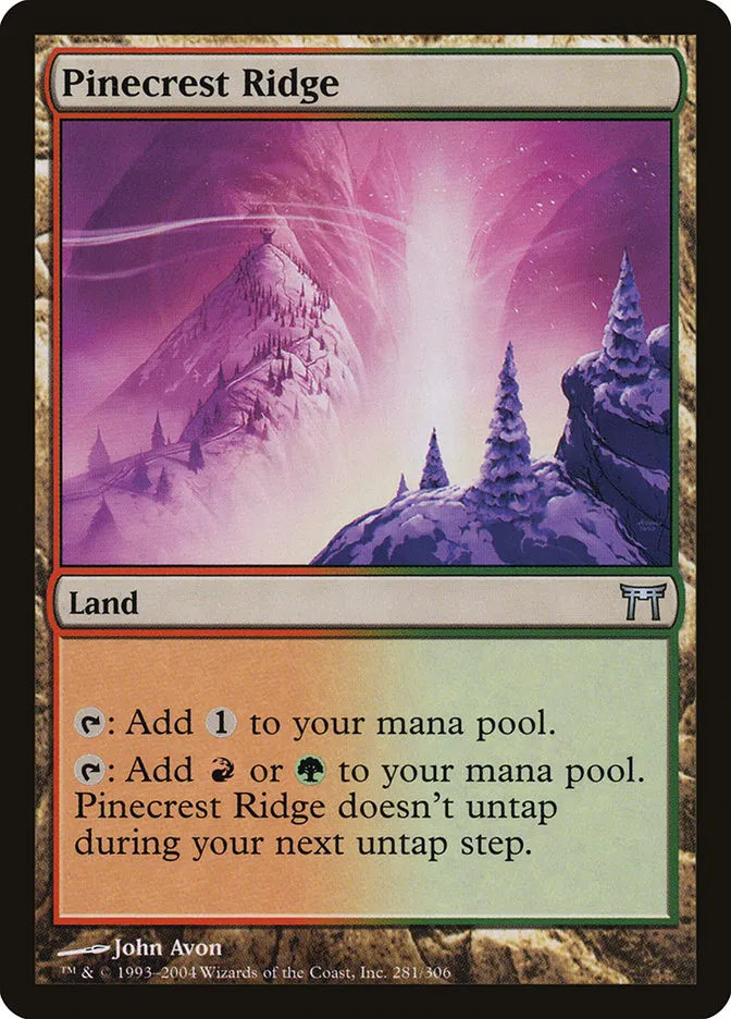 2004 Champions of Kamigawa Pinecrest Ridge #281 uncommon card image