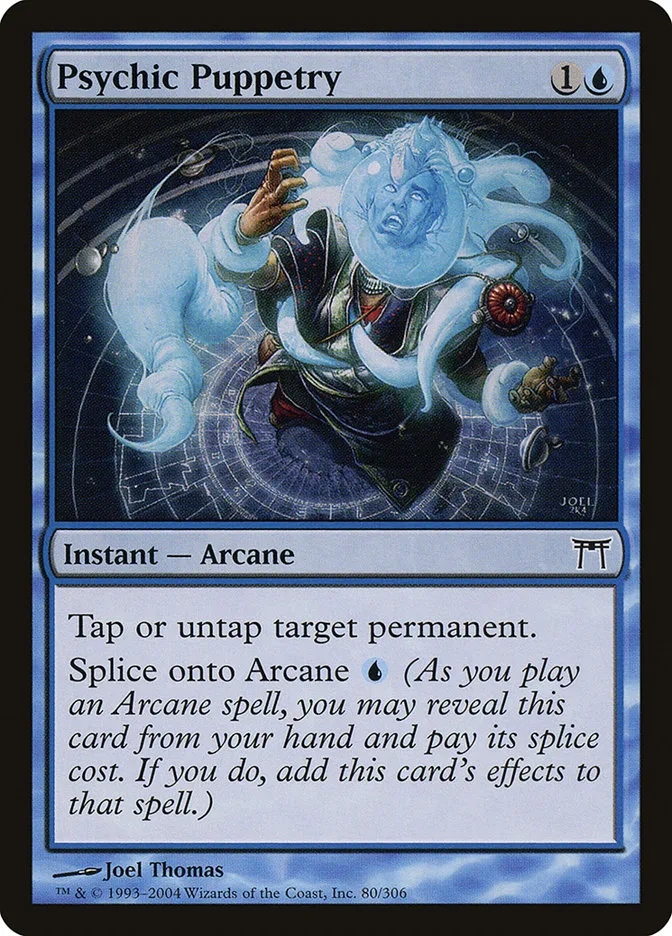 2004 Champions of Kamigawa Psychic Puppetry #80 common card image