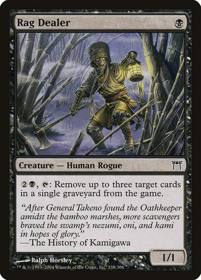 2004 Champions of Kamigawa Rag Dealer #138 common card image