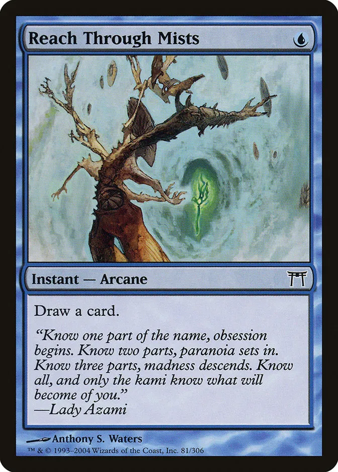 2004 Champions of Kamigawa Reach Through Mists #81 common card image