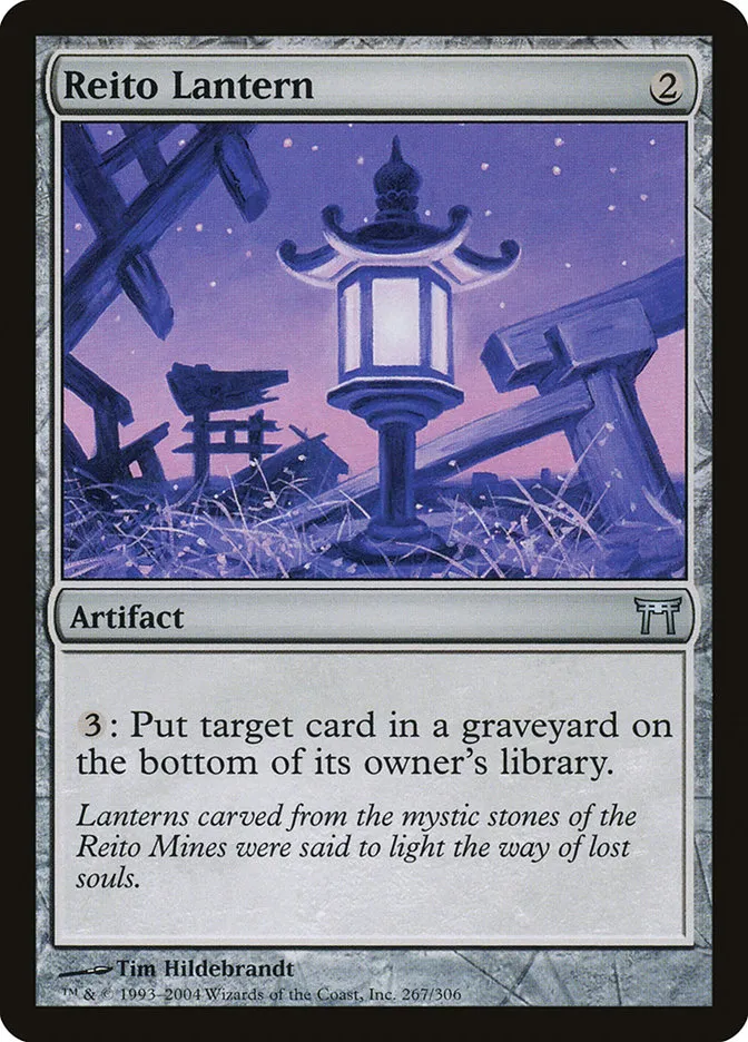 2004 Champions of Kamigawa Reito Lantern #267 uncommon card image