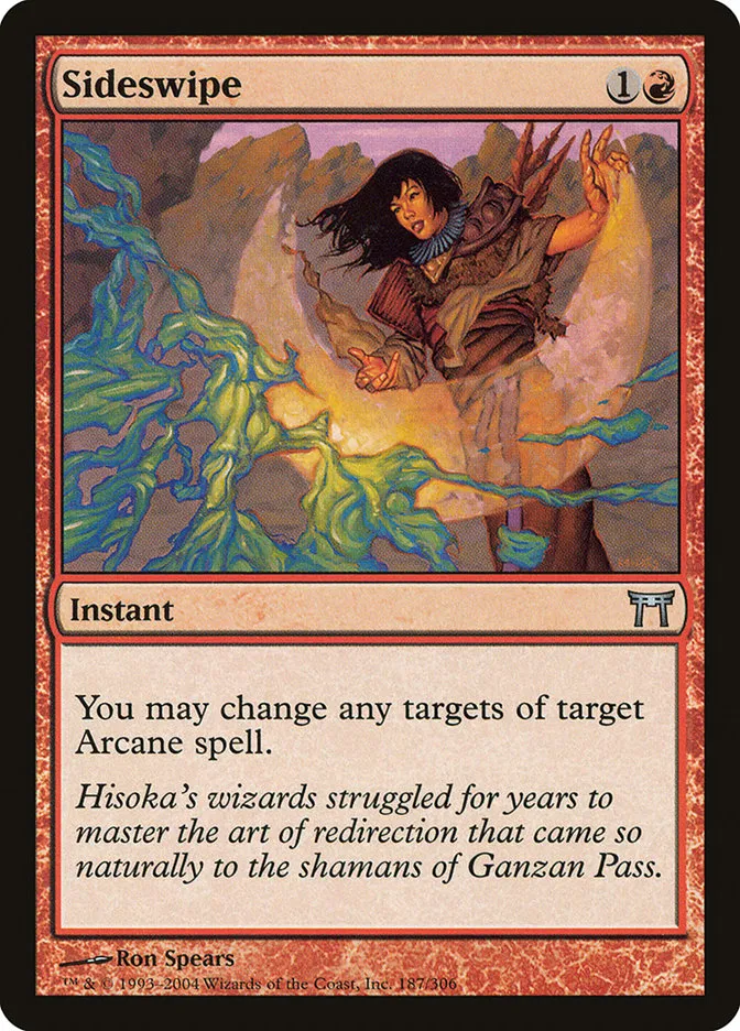 2004 Champions of Kamigawa Sideswipe #187 uncommon card image