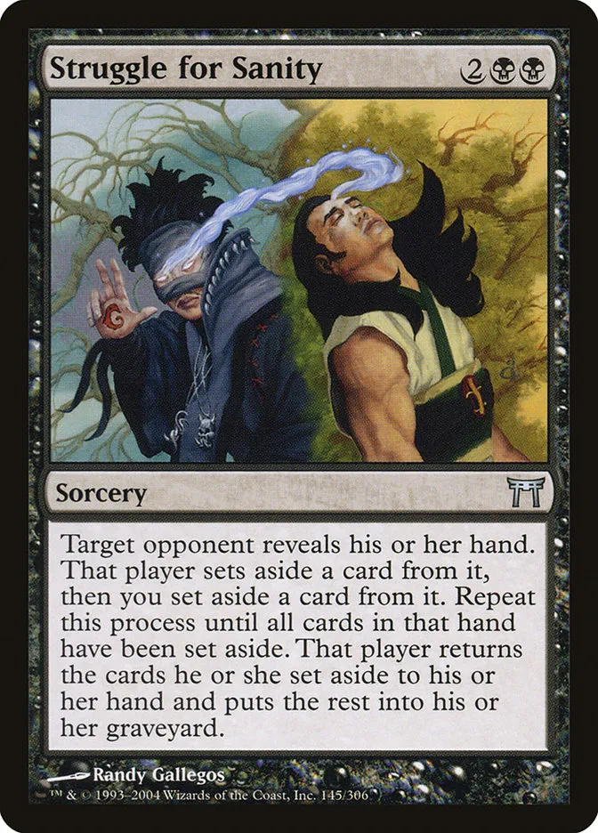 2004 Champions of Kamigawa Struggle for Sanity #145 uncommon card image