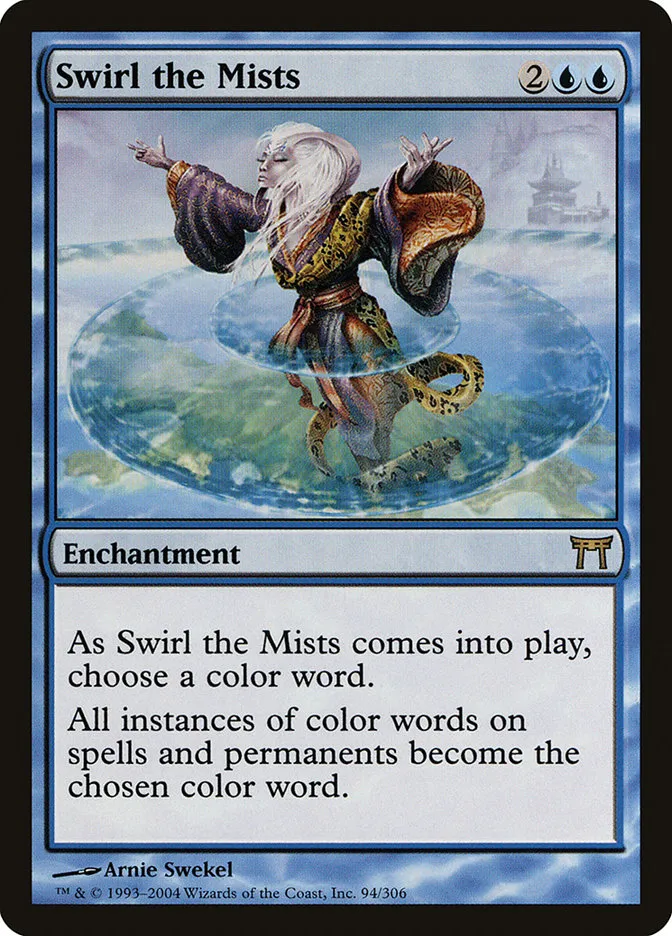2004 Champions of Kamigawa Swirl the Mists #94 rare card image